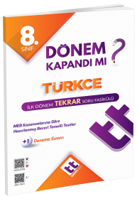 8. Sınıf TÜRKÇE İlk Dönem Tekrar Fasikülü